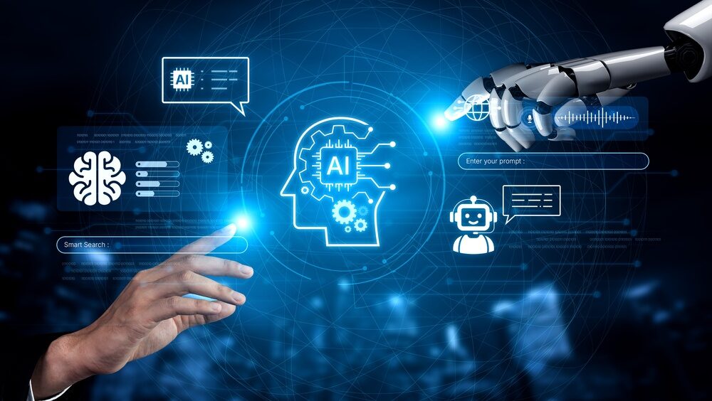 Immagine di intelligenza artificiale in un contesto lavorativo