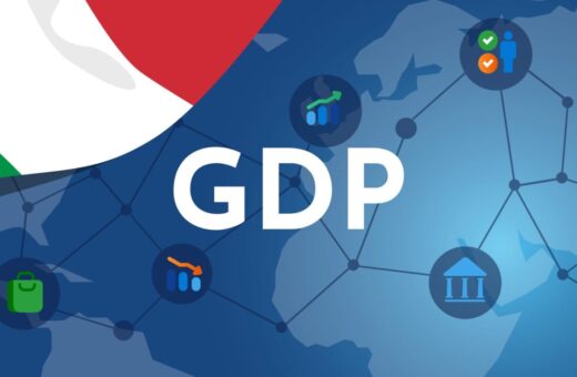 Grafico sull'andamento del Pil italiano