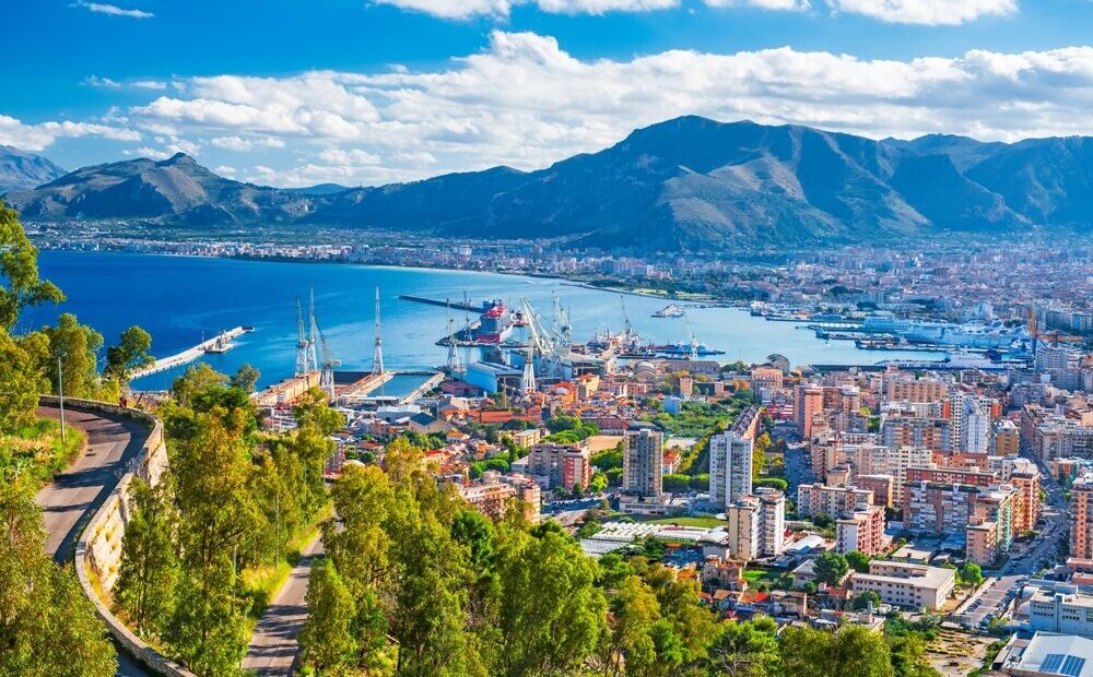 Cantiere navale Fincantieri a Palermo