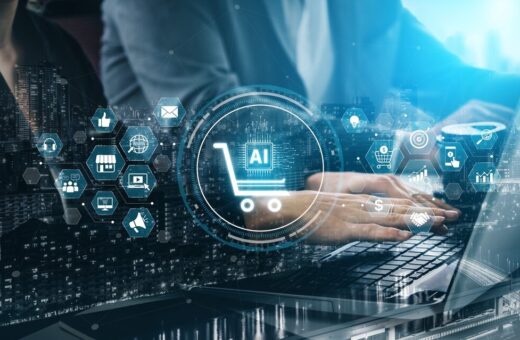 Immagine rappresentativa dell'e-commerce e intelligenza artificiale