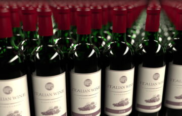 Vino italiano in esportazione
